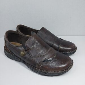 Earth Spirit Shoes Womens 7.5 Gelron 2000 Casual Loafers Comfort Brown Slip On